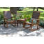 Chaise berçante en bois massif Arnot-1021631835