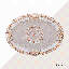 Lustre ovale French Blanco
