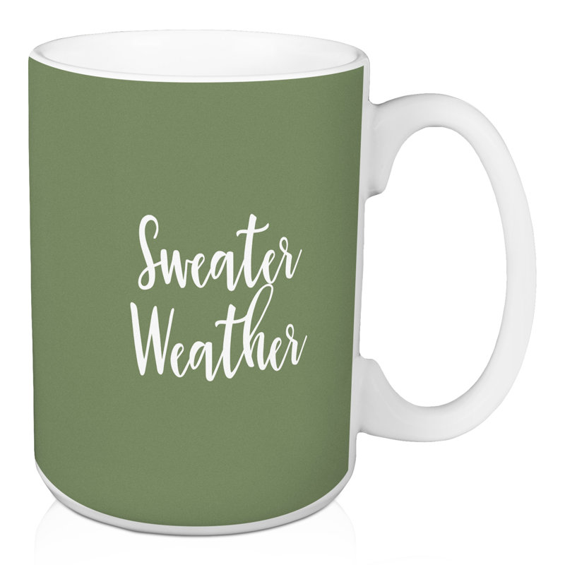Grande tasse à café de sueur Nace, Vert