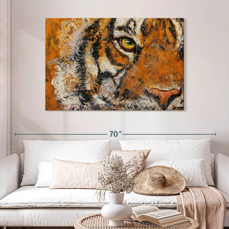 Brampt Royal Tiger Eye, 32" H x 48" W