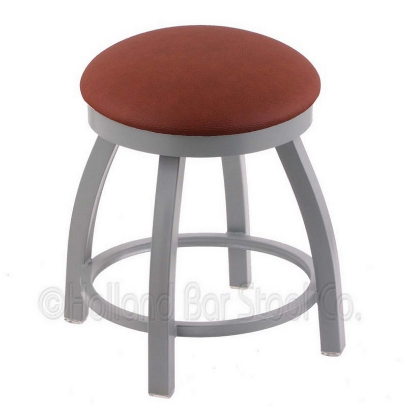 802 Misha Swivel Bar Stool, Black Wrinkle, Counter Stool (25” Seat Height), Dark Cherry Maple