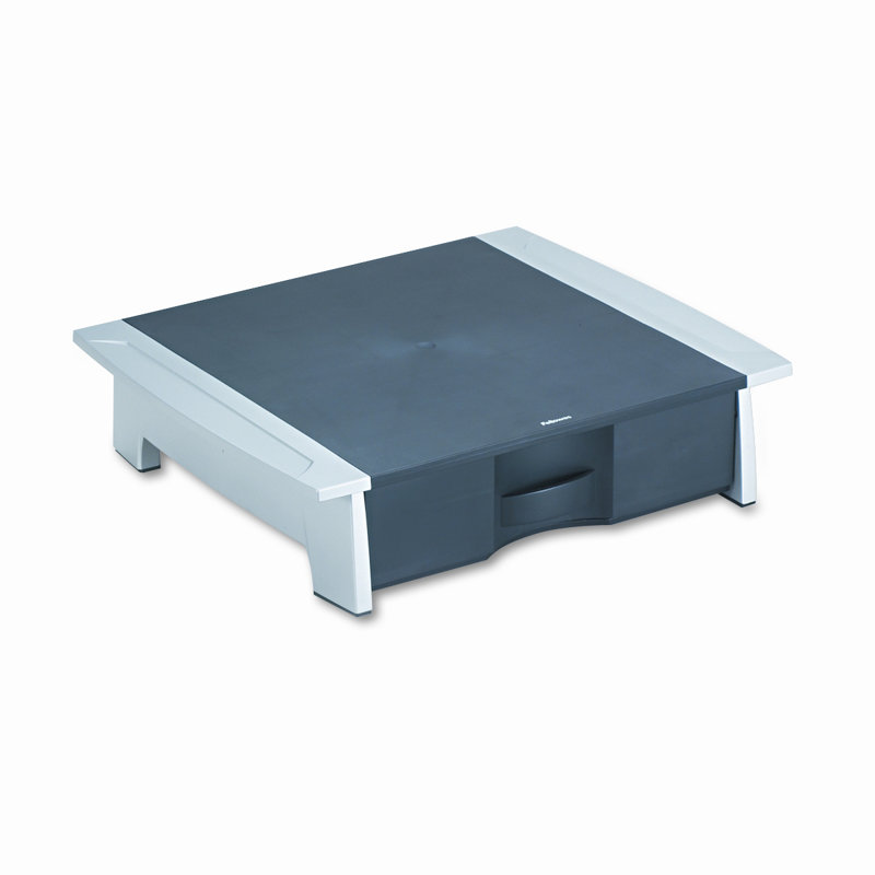 Black Multi-Purpose Printer Stand with Storage Drawer
