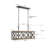 Rakeria 4 - Light Black/Brown Square/Rectangle Pendant
