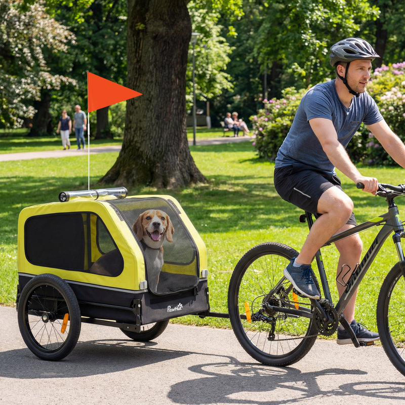 Pet Bike Trailer, Yellow