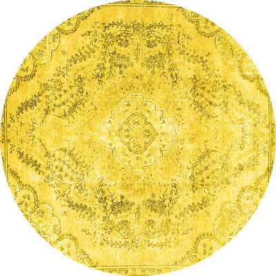 Washable Floral Indoor Rug