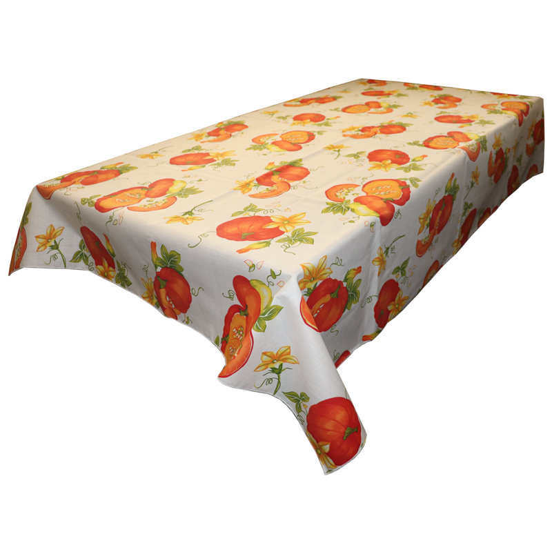 Pumpkin Slices Print Tablecloths, 58" x 120"