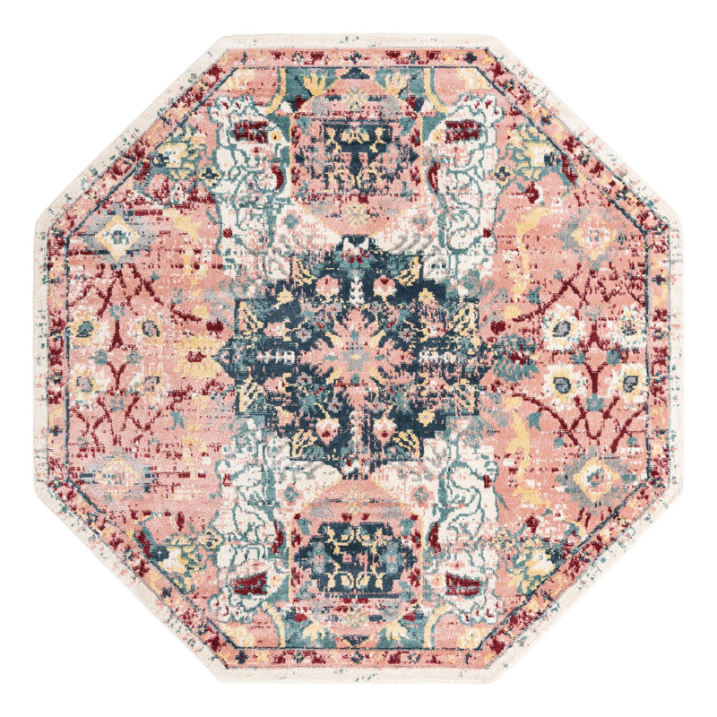 Geometric Indoor Rug, Octagon 8' x 8'