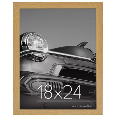 Signature Poster Frame Composite Wood and Plexiglass Cover Hanging Hardware included