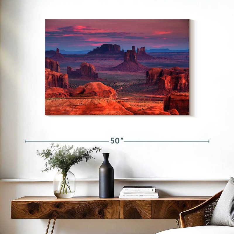 Hannes Monument Valley, paysage désertique, H 26 po x l 39 po