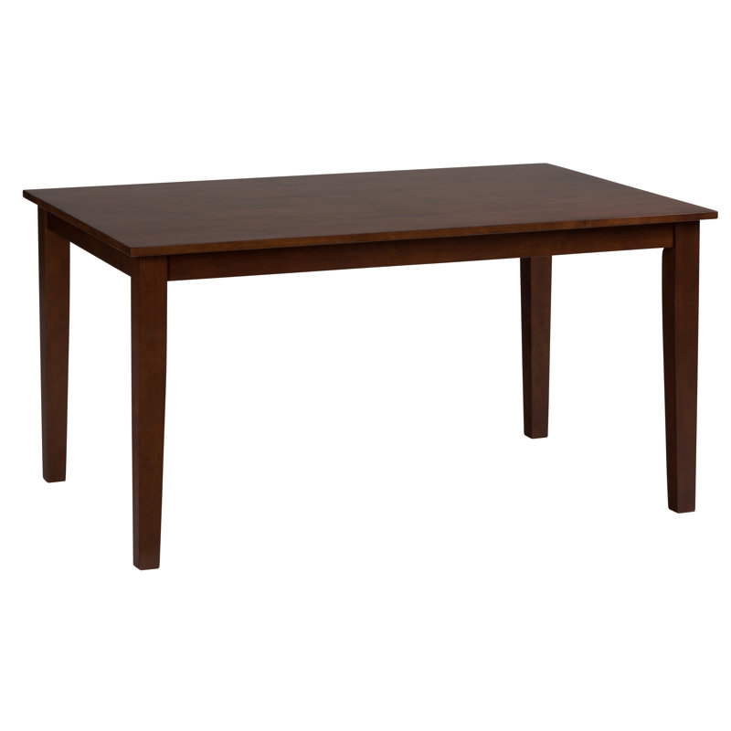 Table de salle à manger Iade, H 30 po x L 60 po x l 36 po, Caramel