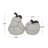 Cianciolo Ceramic Apple and Pear Sculpture Set