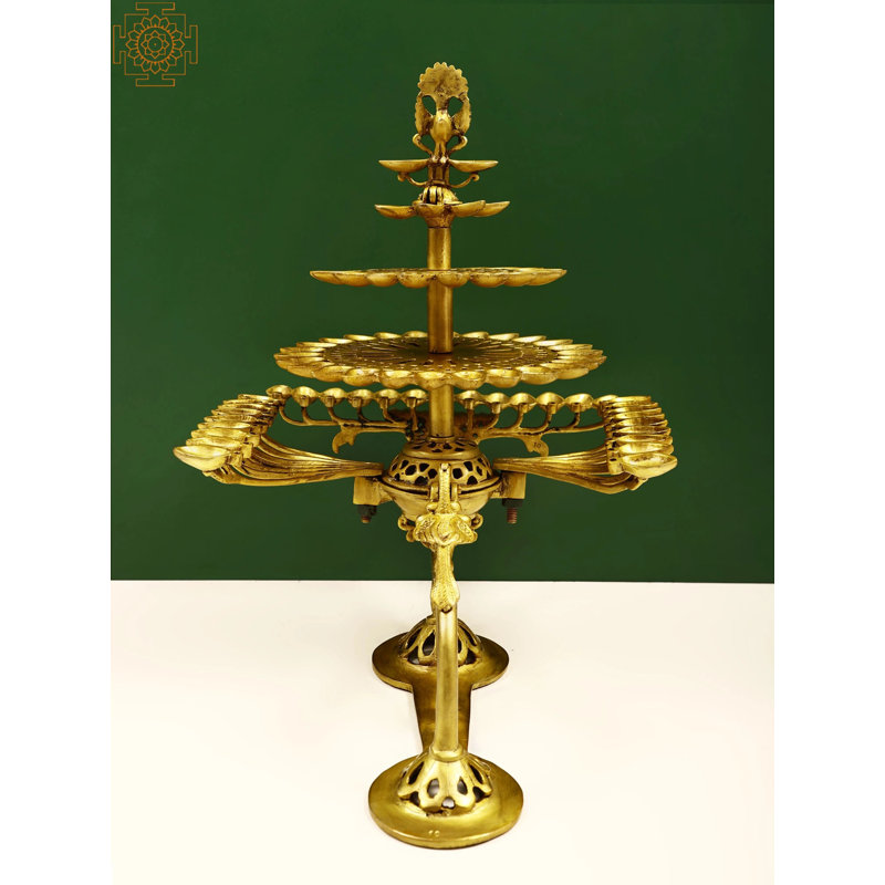 16'' H Metal Tabletop Candelabra
