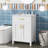 Sarjeet 24.2'' Single Bathroom Vanity with Ceramic Top-111696518