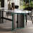 8 - Person Faux Marble Top Trestle Dining Set-98564084