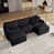 Tissu noir est en rupture de stock