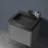 Integrated Engineered Quartz Basin WITHOUT Drain And Faucet, Matt Black Color