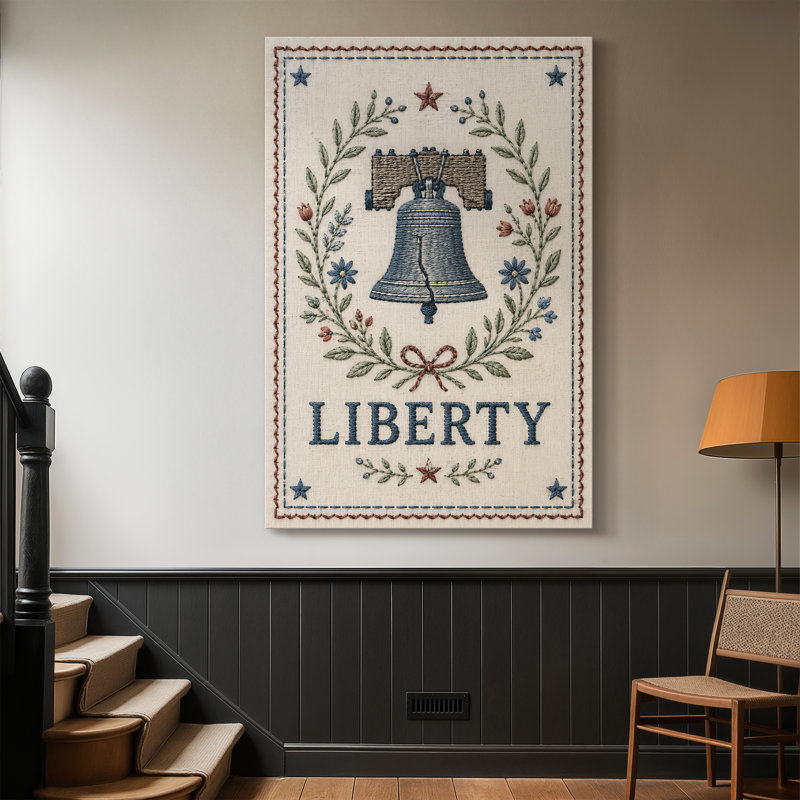 Toile tendue avec crochets Liberty Bell, 30X40
