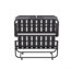 Cadre de lit simple, grand pliant de 75 po x 46 po pour les personnes de grande taille, très long et large escamotable avec mousse à mémoire de forme de 5 po, invité robuste d'une capacité de 450 lb, lit portable spacieux