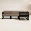Canapé modulaire d'extérieur avec coussins Sunbrella 94 po Smith-490976414-480524821