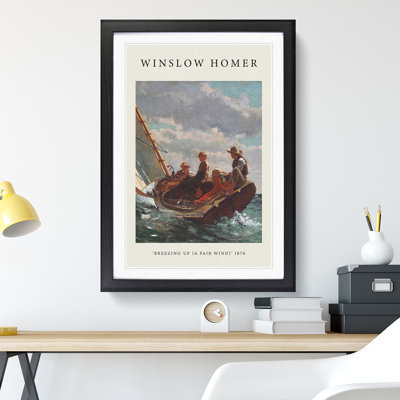 A Fair Wind by Winslow Homer - Picture Frame Painting