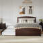 Lit plateforme en bois massif avec pied de lit et gigogne Elliana-1741955606-1741955603