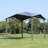 Outsunny 10' x 10' Soft Top Patio Gazebo Outdoor Canopy with Unique Geometric Design Roof, All-Weather Steel Frame-49166477
