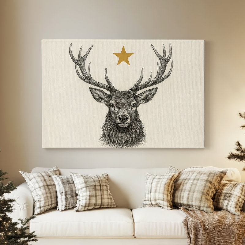 Hearth of Frostlit Carol-Premium, toile tendue avec châssis, H 27 po x l 18 po