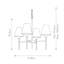 Athanafis 4 - Light Shaded Chandelier