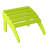 Outdoor Poly Adirondack Chair With Ottoman-1647923041