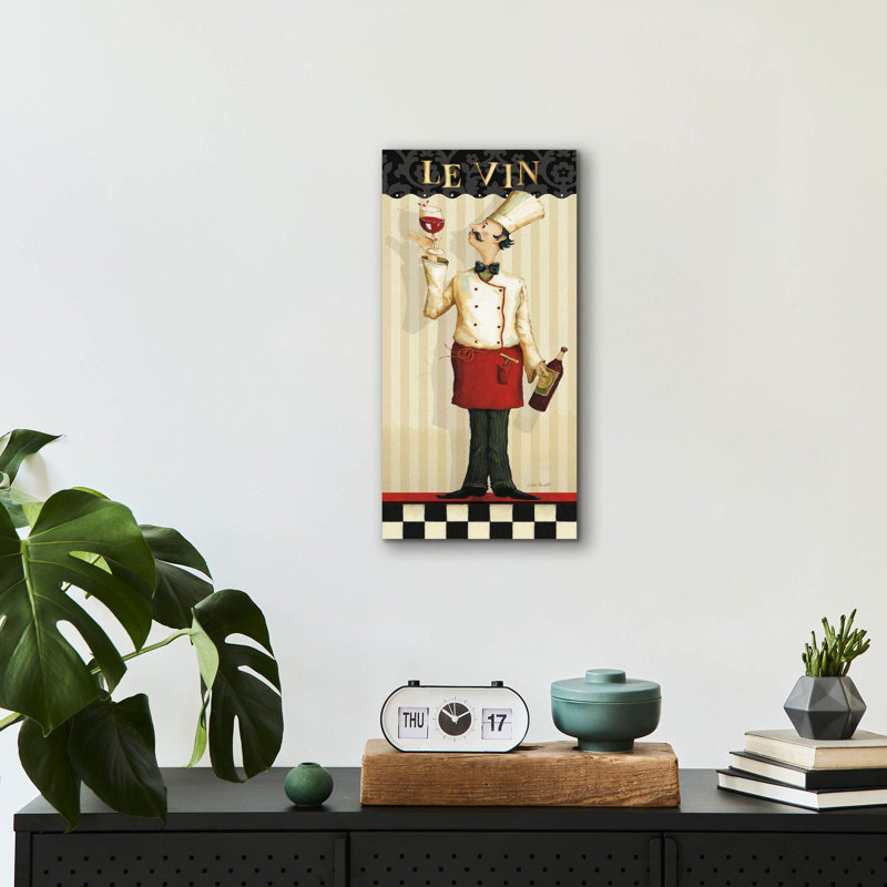 «Chefs Masteriece I Left» par Lisa Audit, art mural en verre acrylique, 12 po x 24 po, H 24 po x l 12 po