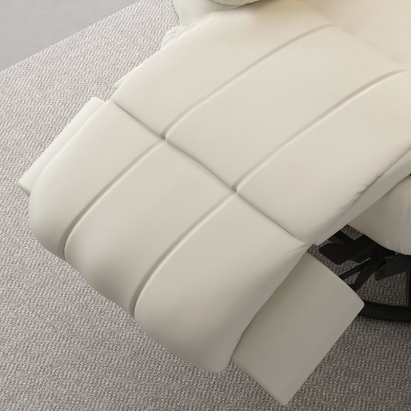Multi-functional Thick Back Recliner with Pockets, Beige