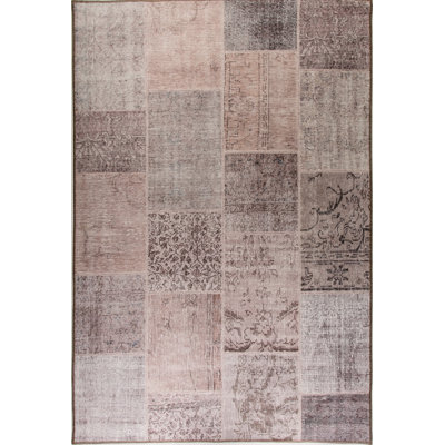 Tapis beige/brun clair Pascoe