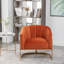 Fauteuil demi-tonneau rembourré l 30 po Romy-1159302594