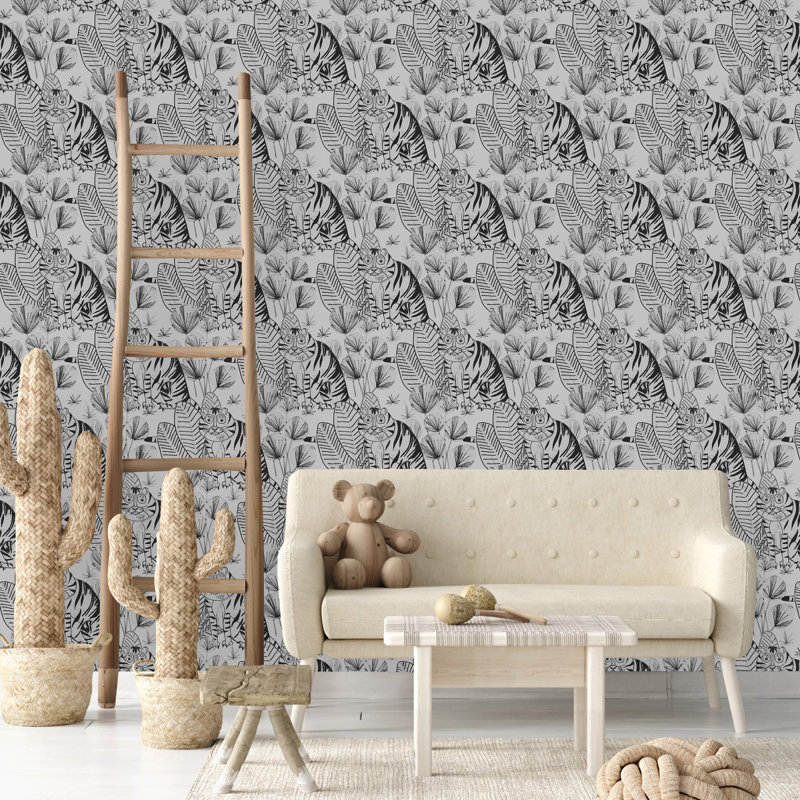 Husch Abstract Tile, 2.08' W x 10.42' L