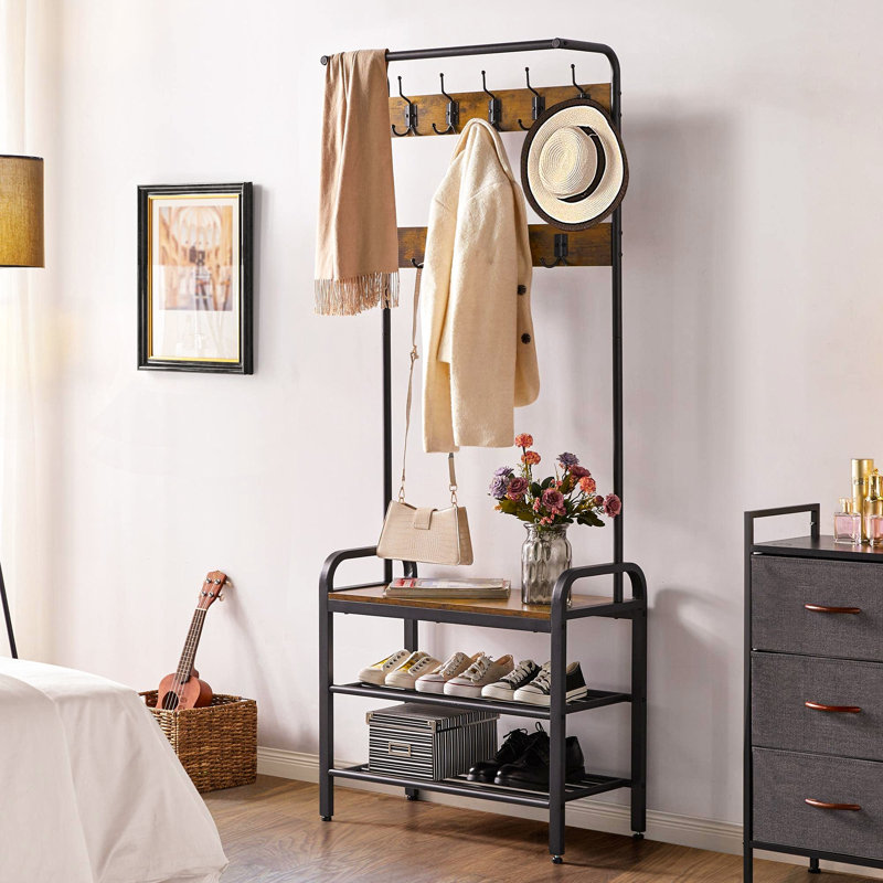 Aadin Freestanding 23 - Hook Coat Rack
