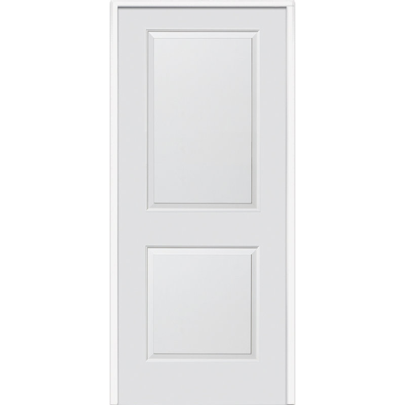 Porte standard intérieure moulée à panneaux en bois manufacturé avec épaisseur de porte 1,75 po, 36 po x 96 po, Côté droit