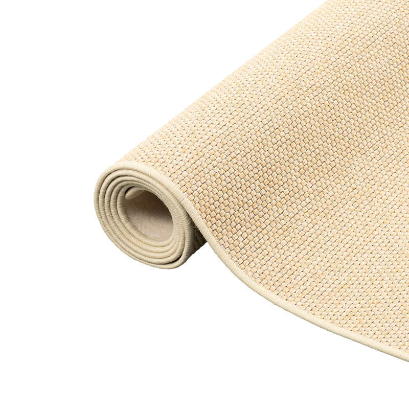 Caledonia Solid Colour Hand Woven Area Rug, Rectangle 140 x 200cm