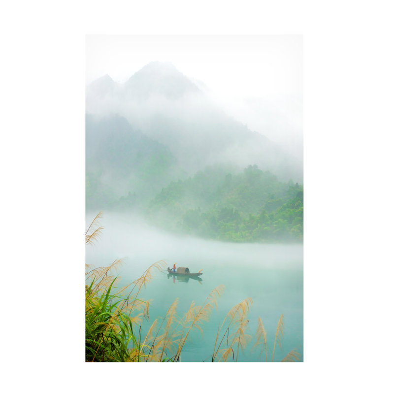 Art sur toile Hua Zhu, H 12 po x l 19 po