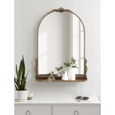 House of Hampton® Damiere Metal Oval Wall Mirror & Reviews