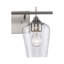Éclairage pour meuble-lavabo à 2 lumières à intensité variable Craftsbury-134924082