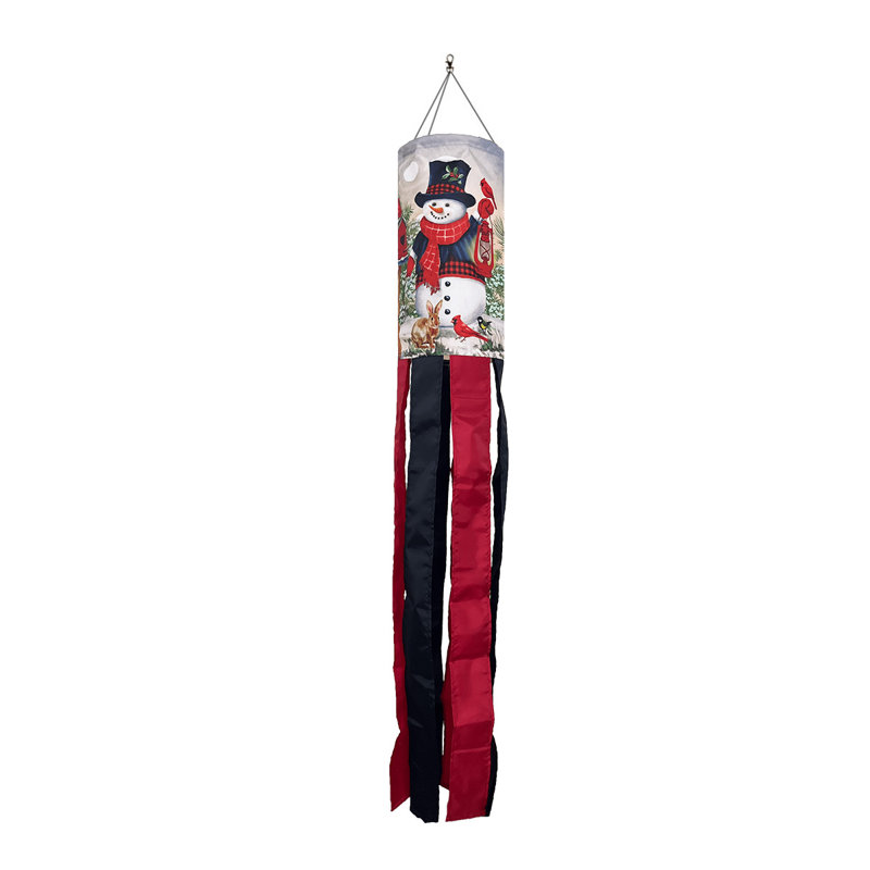 Bonhomme de neige et amis Windsock