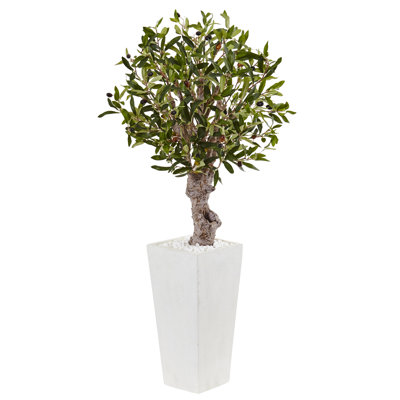 Arbre de noël artificiel 26,75" en pot de fleurs