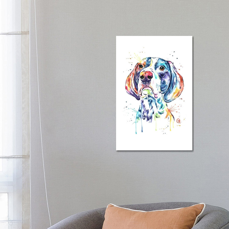 Pointer by Lisa Whitehouse - Wrapped Canvas Painting, 66.04 cm H x 45.72 cm W x 1.91 cm D