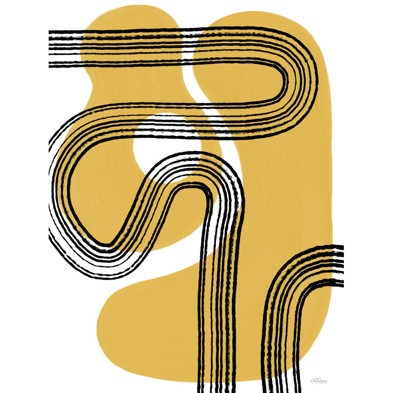 Winding Ways 2 par Cat Thurman Designs, H 16 po x l 16 po, Pas de tapis, Sans cadre, toile