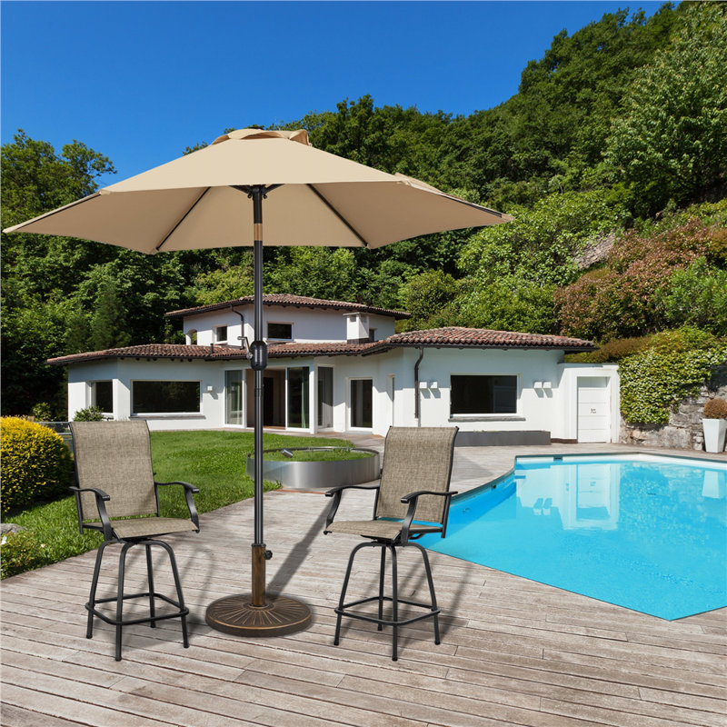 10.1kg Free Standing Umbrella Base, Bronze