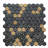 Eterna Hex 1" x 1" Honeycomb Glass Mosaic Floor and Wall Tile-108486539