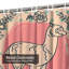 Rideau de douche imperméable à motif floral avec 12 crochets-1426428595