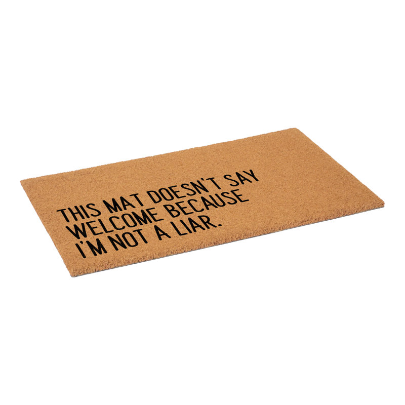 1CB03EB059324144A13304C67D278E34 I'm Not A Liar paillasson, L 17 po x L 29 po
