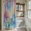 Rideau de douche standard 1 pièce Soft Rainbow Dreams-989533284