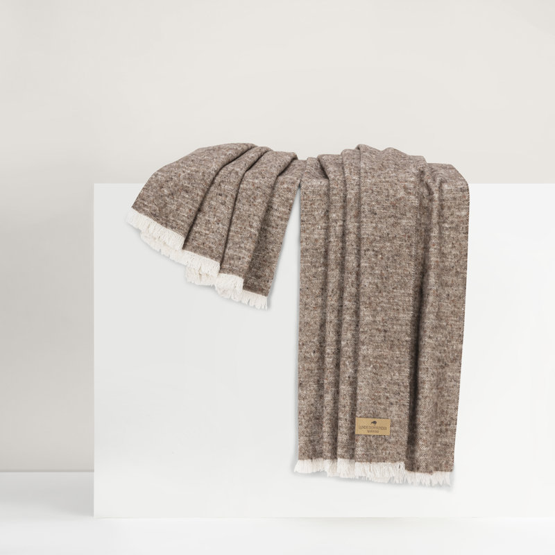 Mocha Cinder Mist Throw, Mocha
